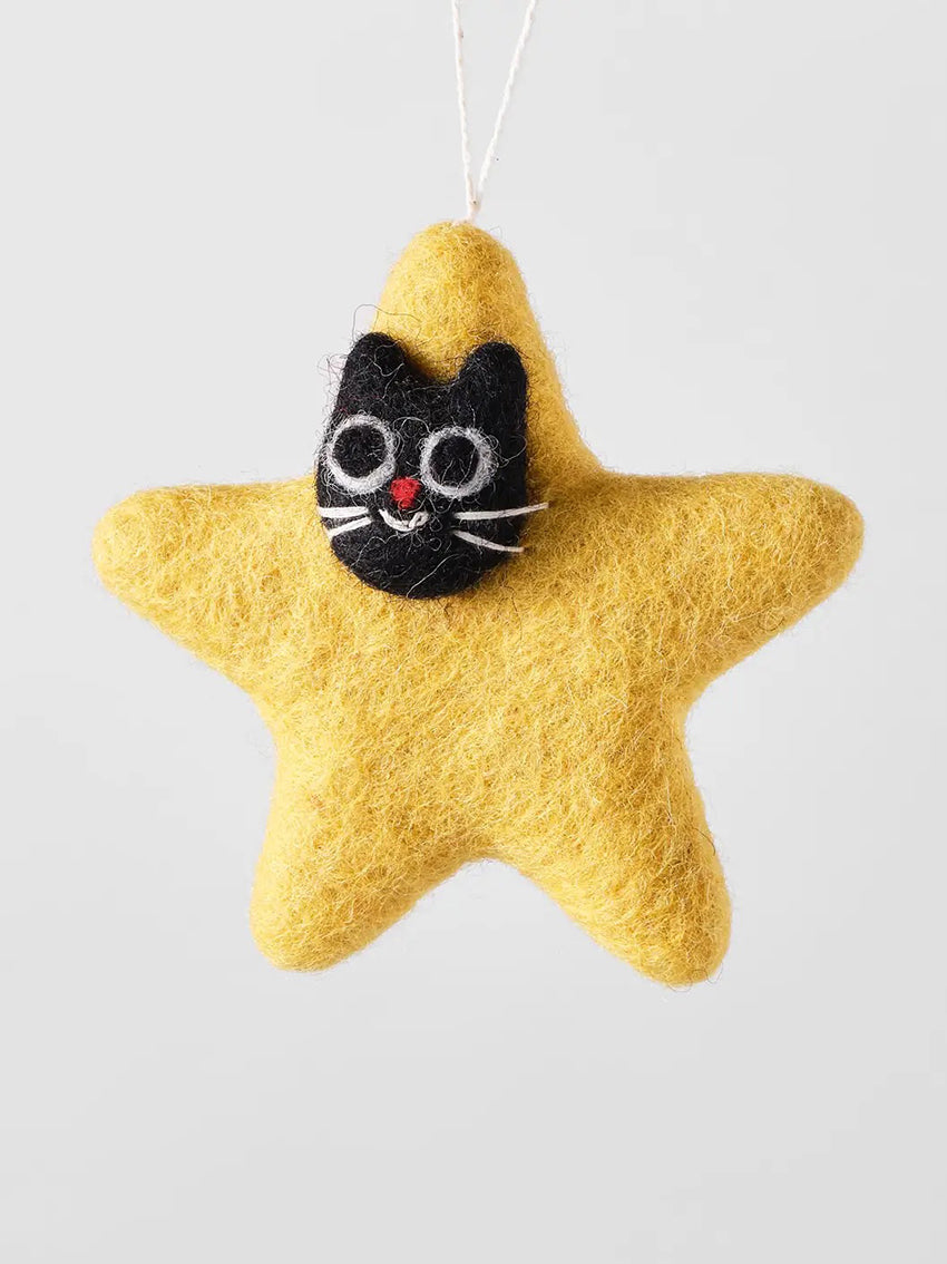 Stella Cat Star Ornament