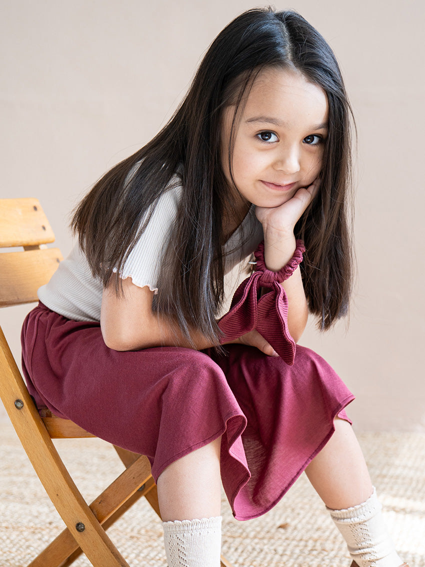 Hydra Skirt Pomegranate