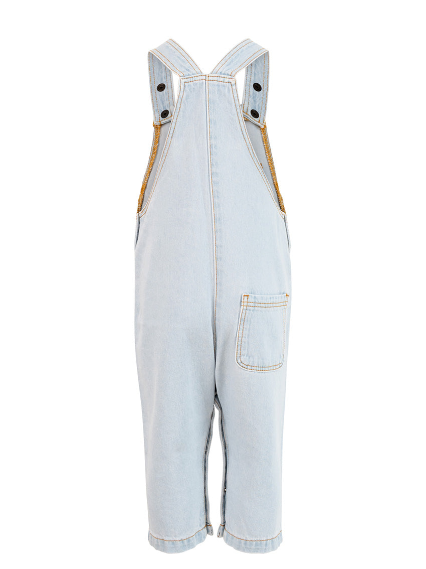 Ellis Pale Dungarees Jeans