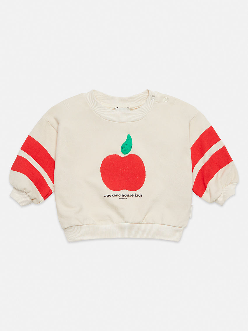 Apple Baby Sweatshirt Ecru