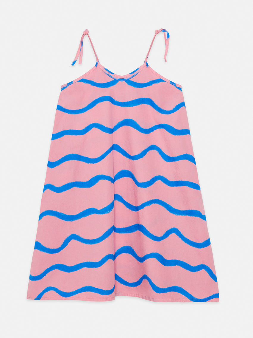 Waves Dress Pink