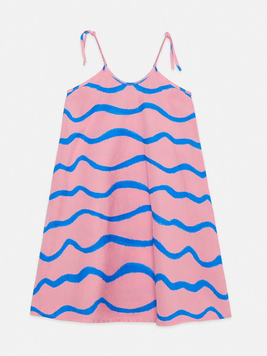 Waves Dress Pink