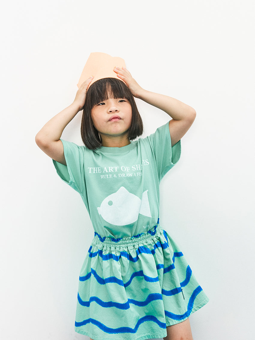 Waves Short Skirt Mint