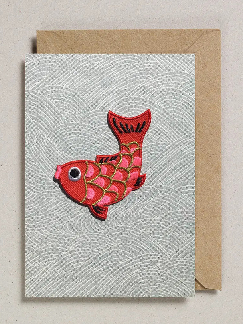 Patch Card Koi Fish