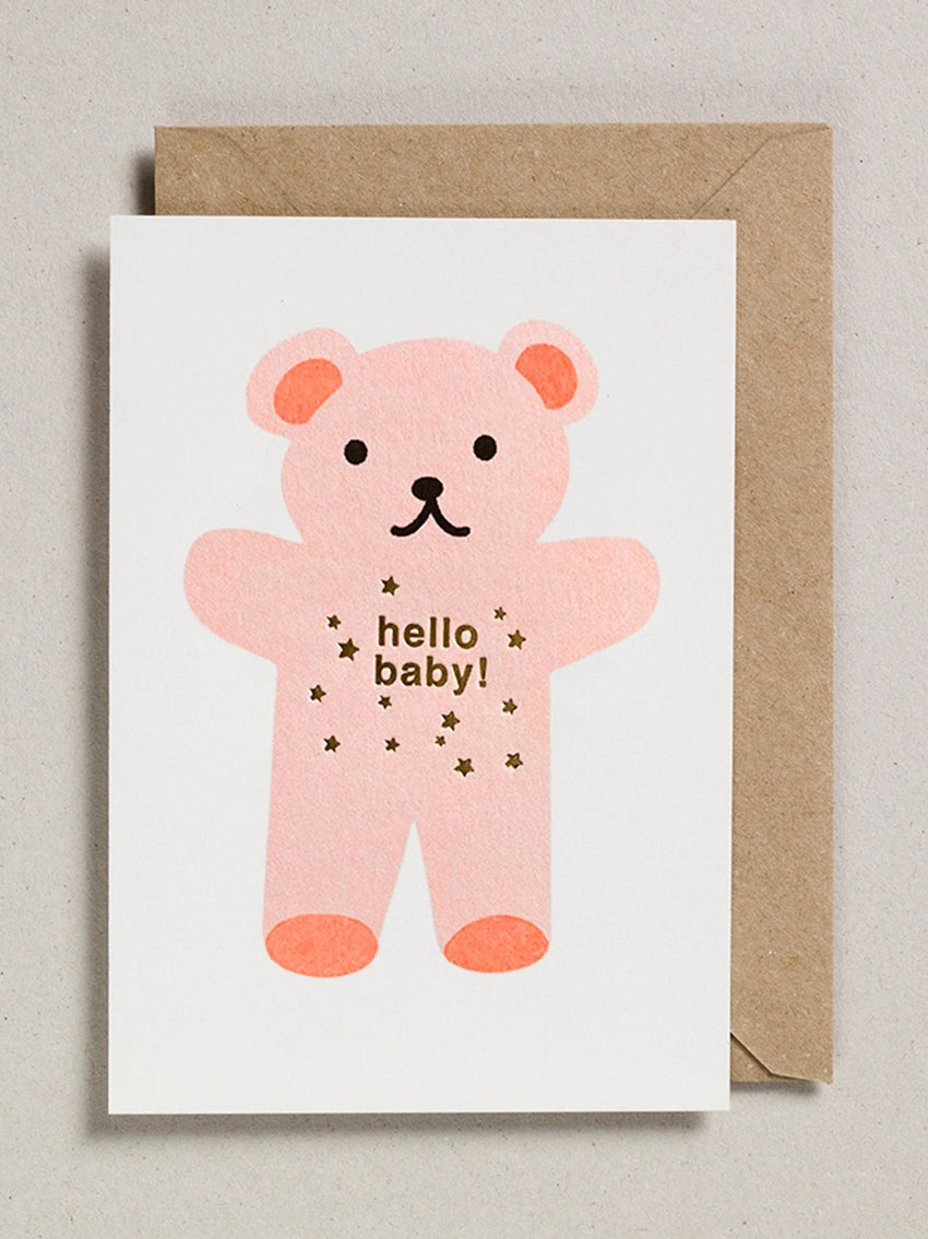 Card Hello Teddy