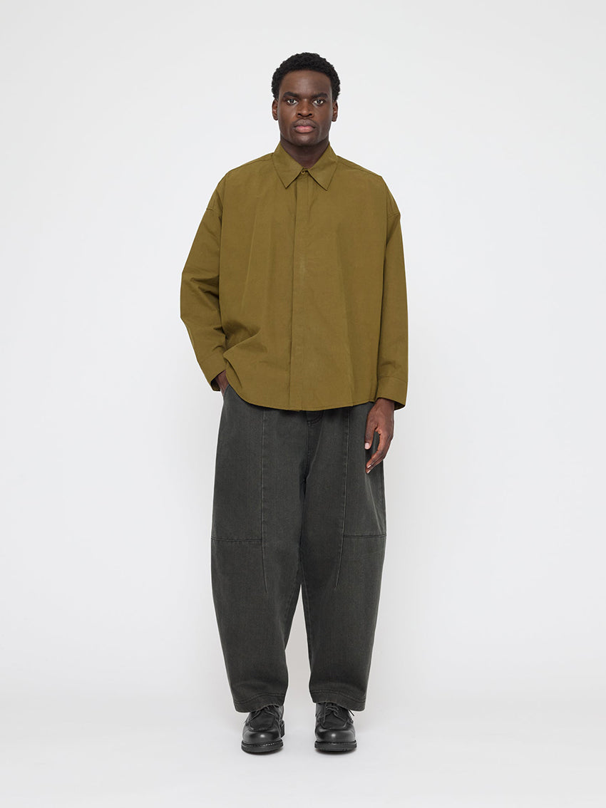 Cocoon Dress Shirt Kelp