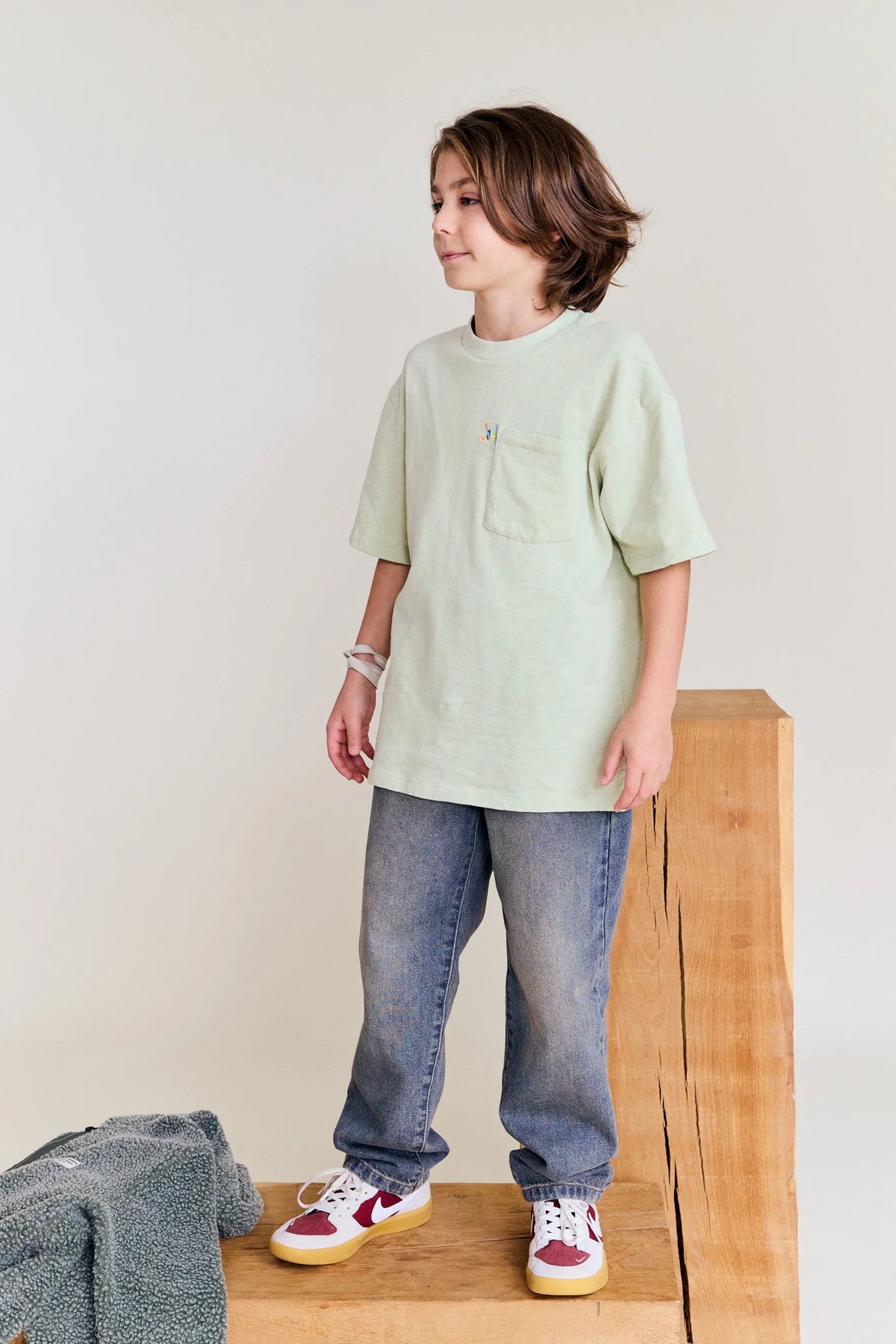 Kanj T-Shirt Schuss Green Grey