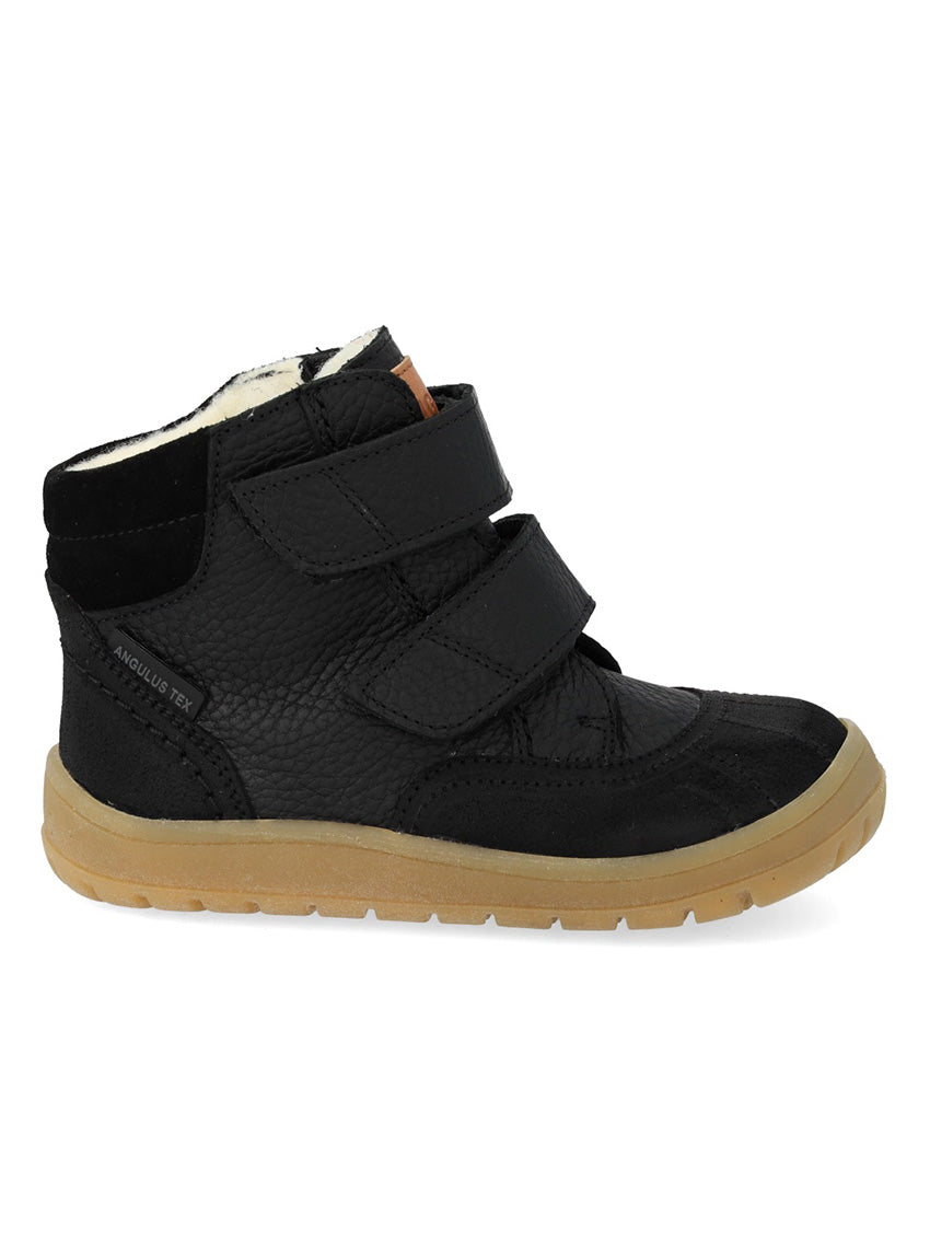 Tex Boot with Velcro/Wool Lining Black