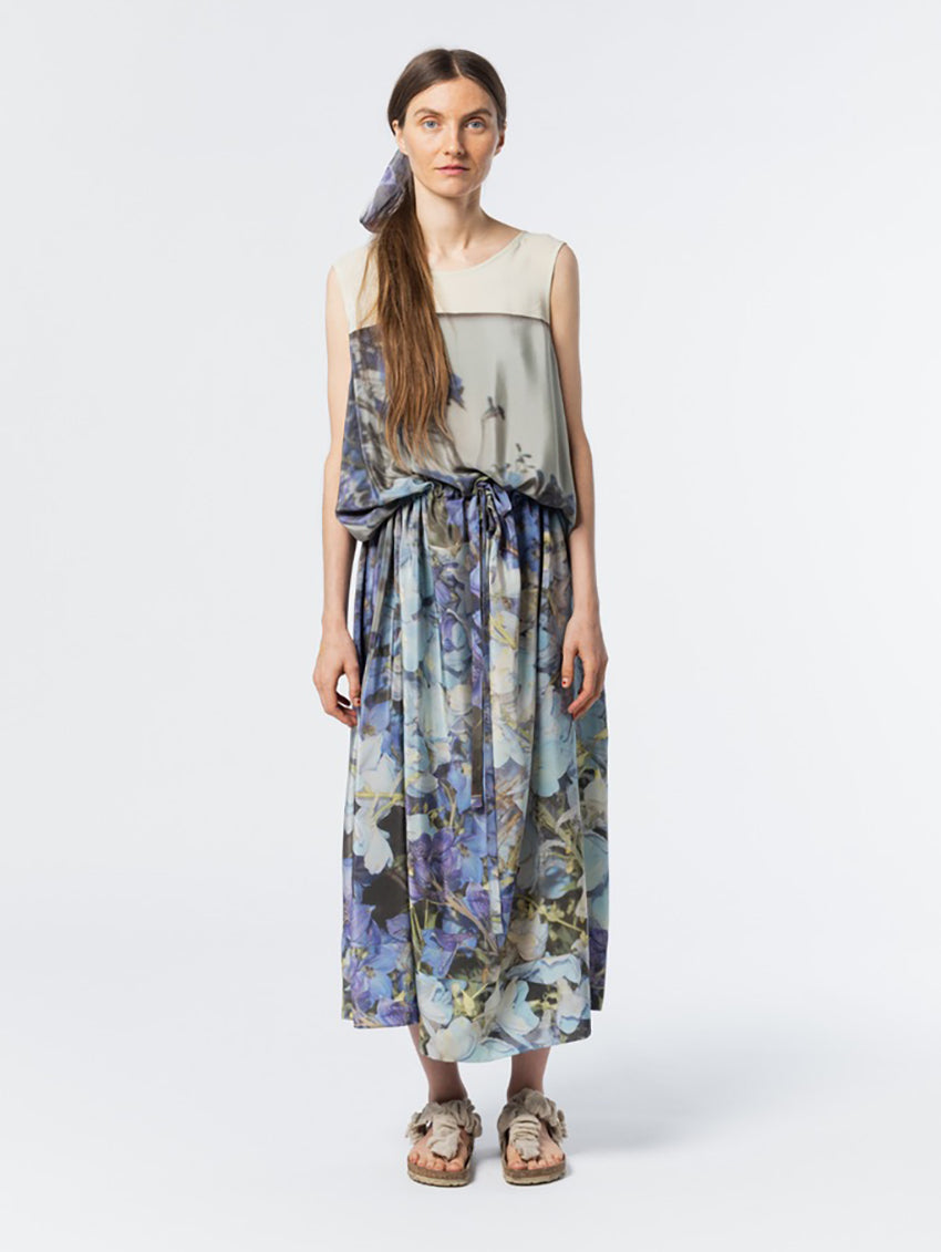 Silk Dress Print Q
