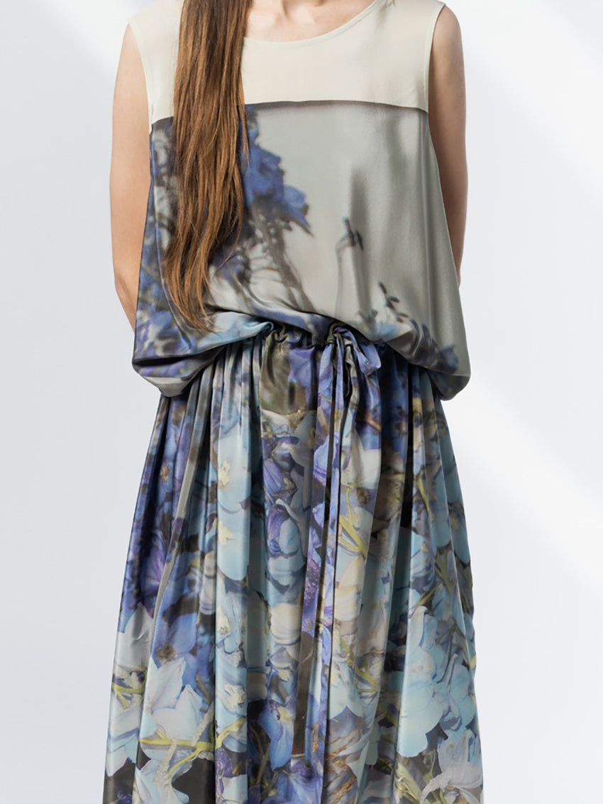 Silk Dress Print Q