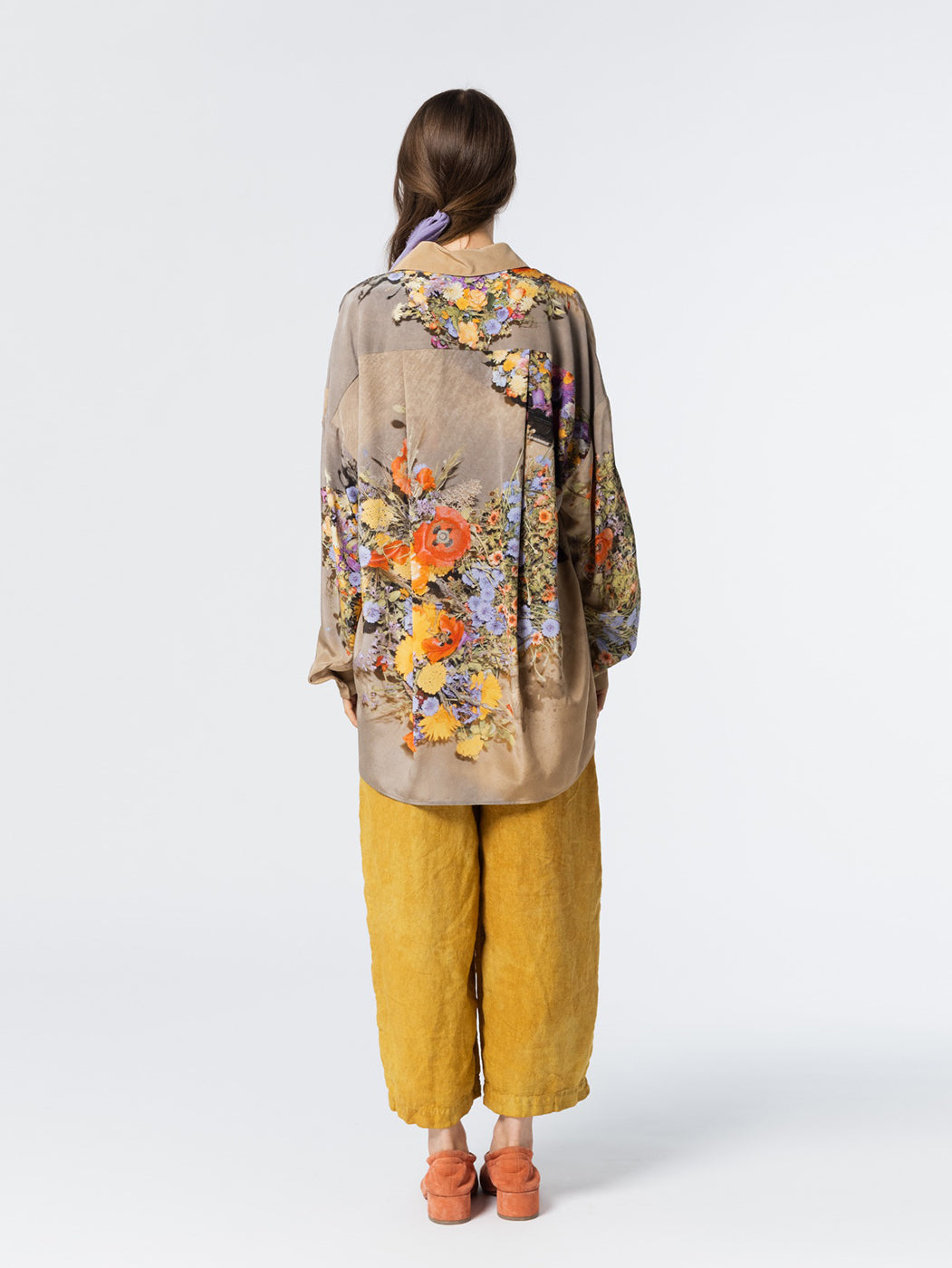 Silk Shirt Print J