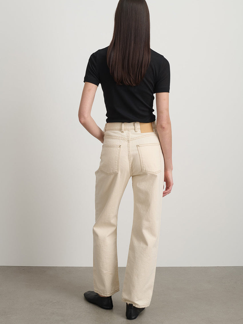 Plein High Straight Jeans Clair
