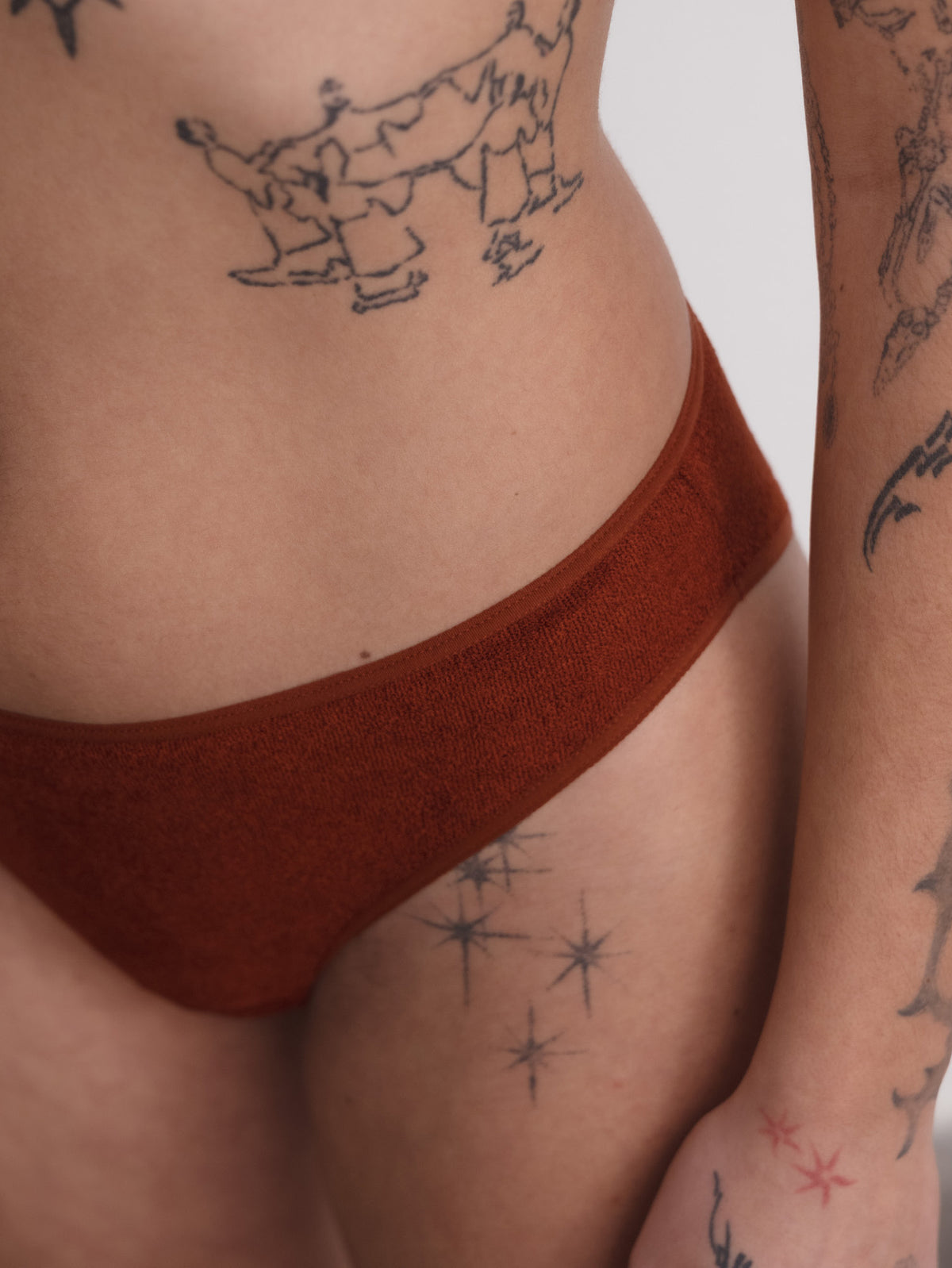 Bell Pants Velour Goy Red