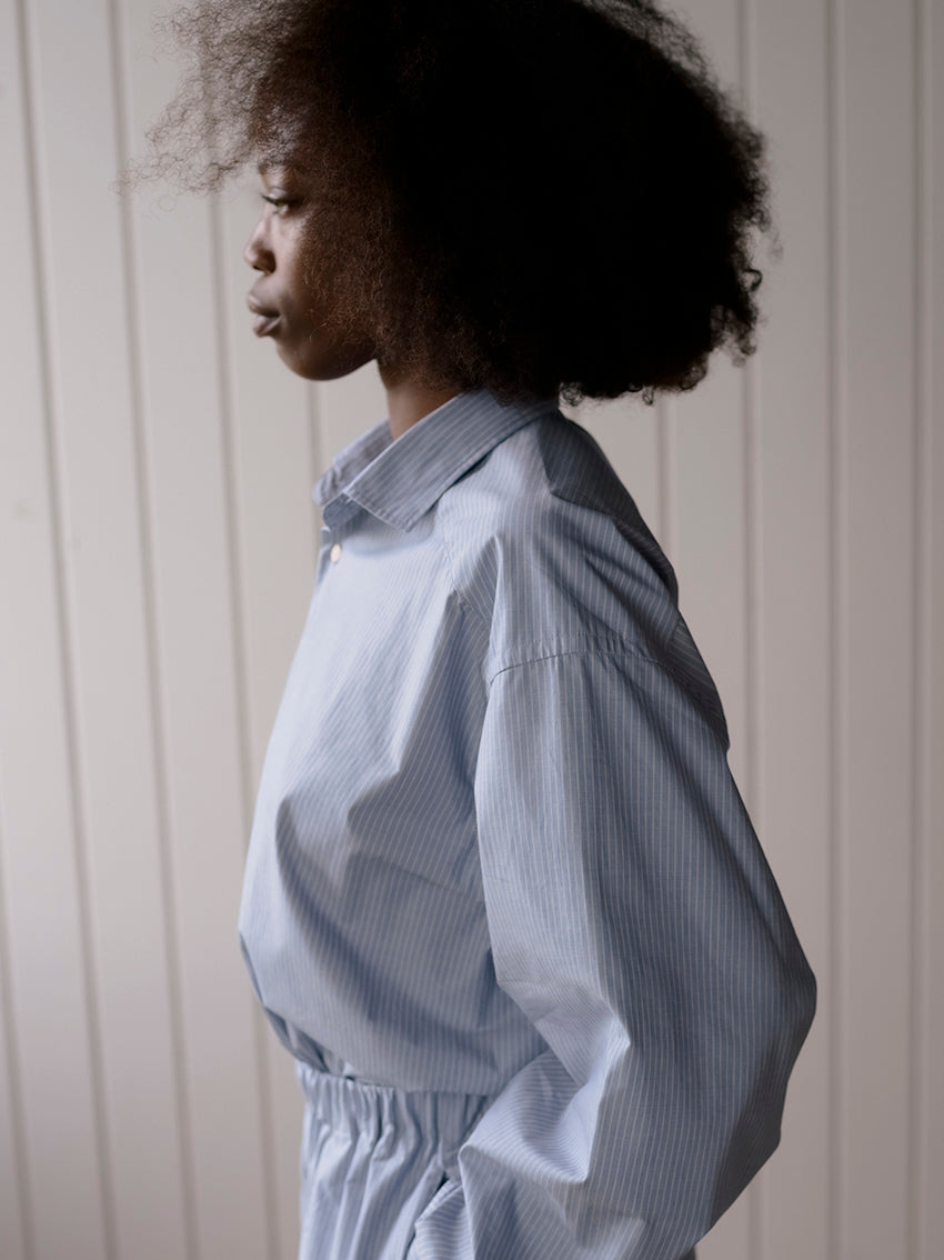 Claude Shirt Blue Stripe