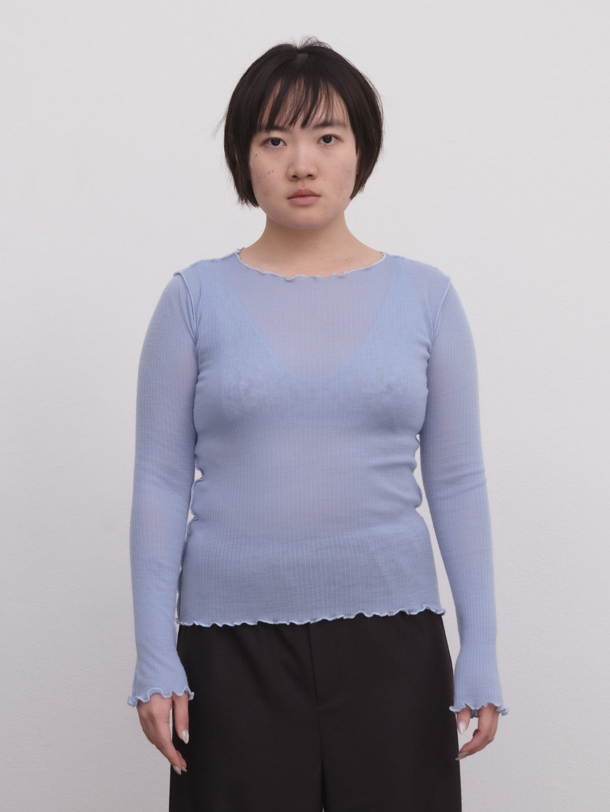 Kenru Long Sleeve Tee Dona Pinto Blue
