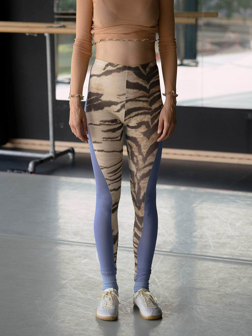 Net Leggings Tiger Koel Blue