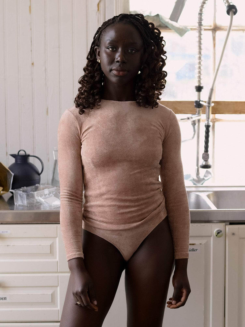 Omo Long Sleeve Tee Alba Brown