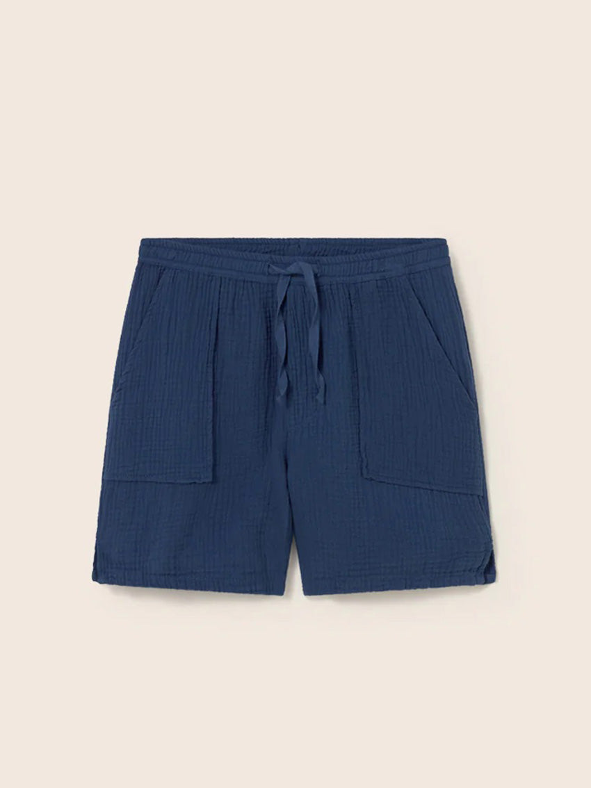 Cove Soft Gauze Shorts Navy