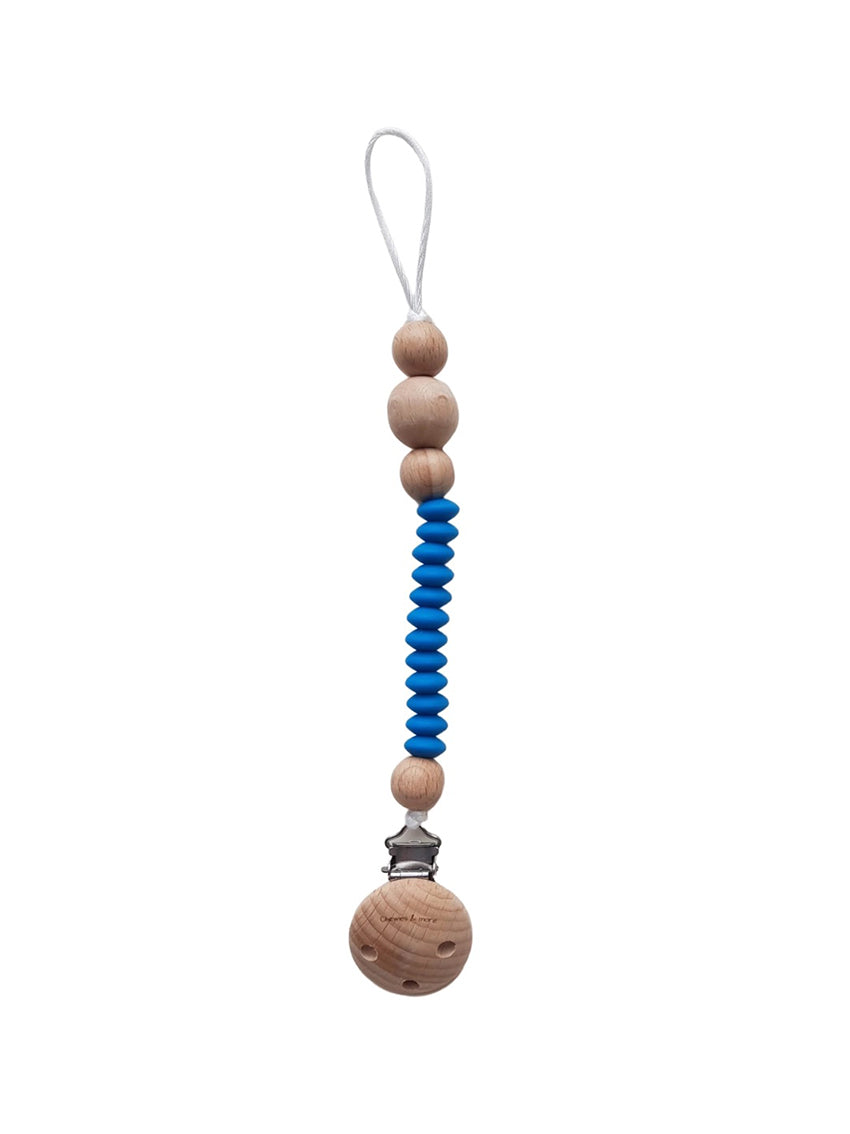 Color POP Lentil Pacifier Chain Cornflower Blue