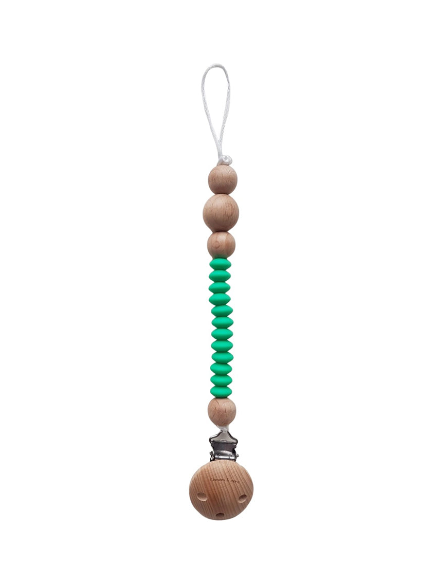 Color POP Lentil Pacifier Chain Green