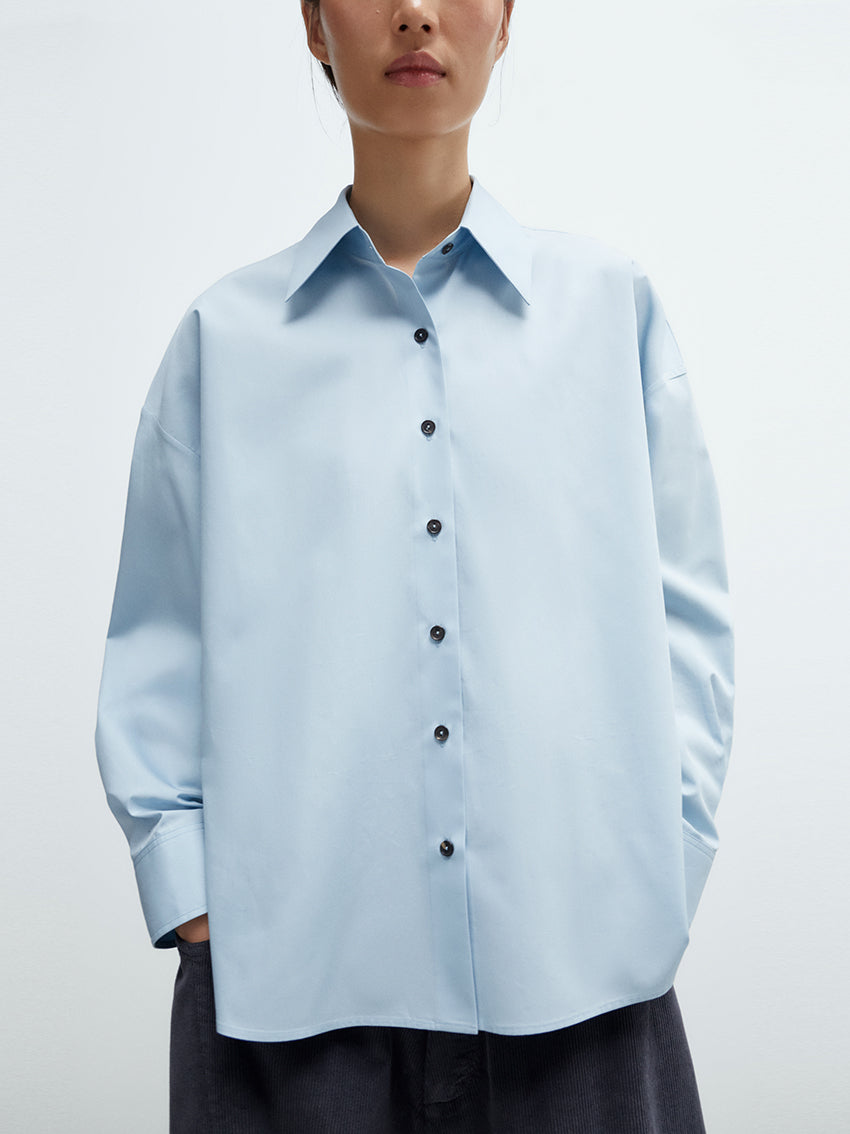 Oversized Shirt Baby Blue