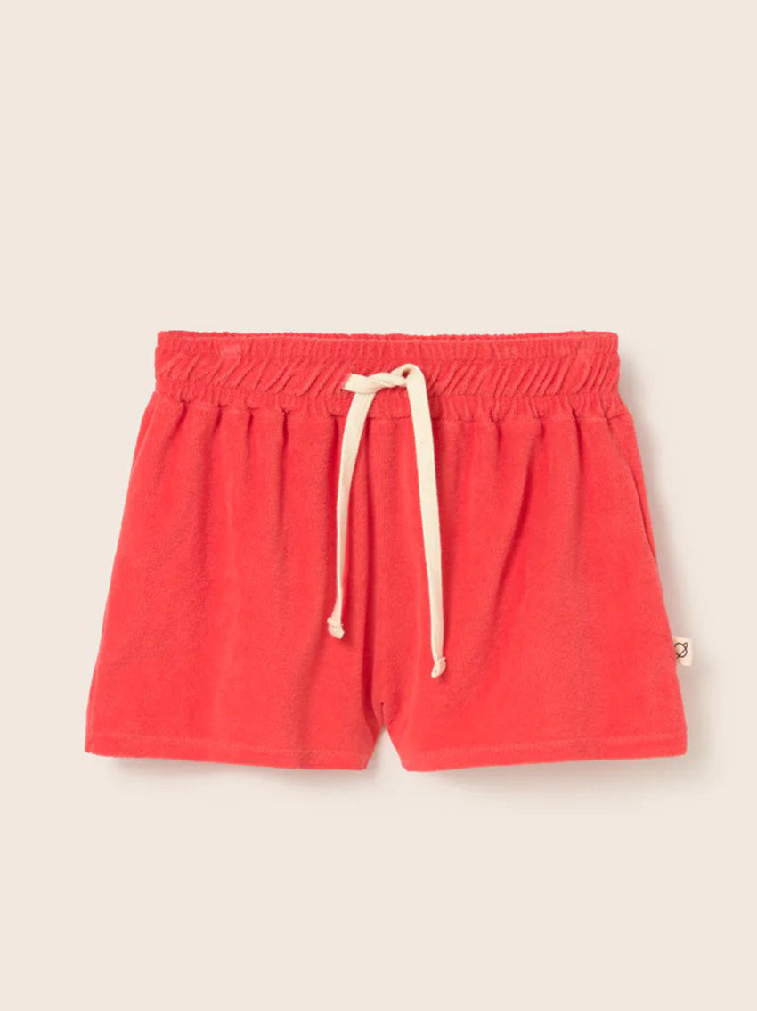 Root Terry Shorts Tomato