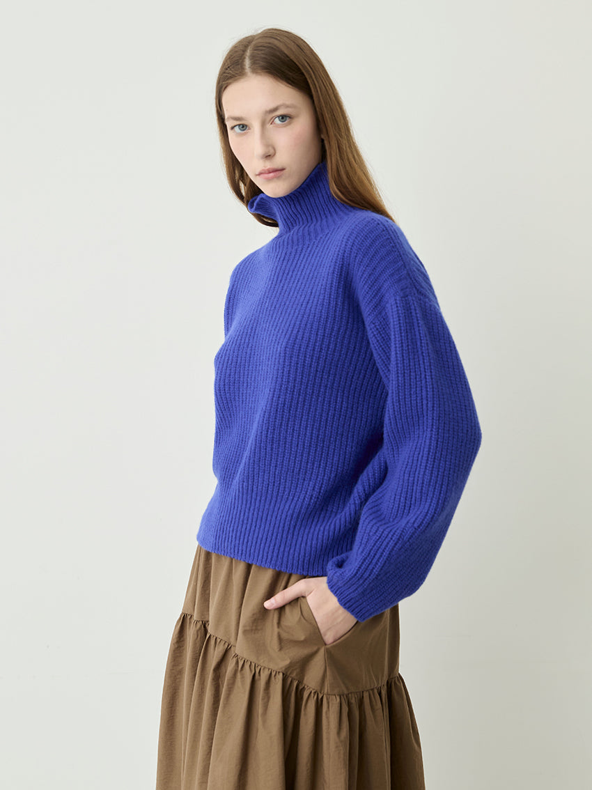 Derris Turtleneck Sweater Klein Blue