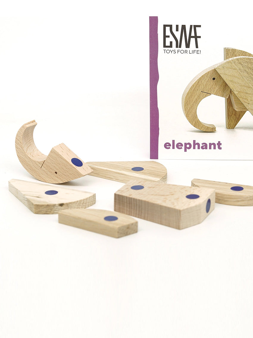 Elephant Wooden Magnetic Gift Toy