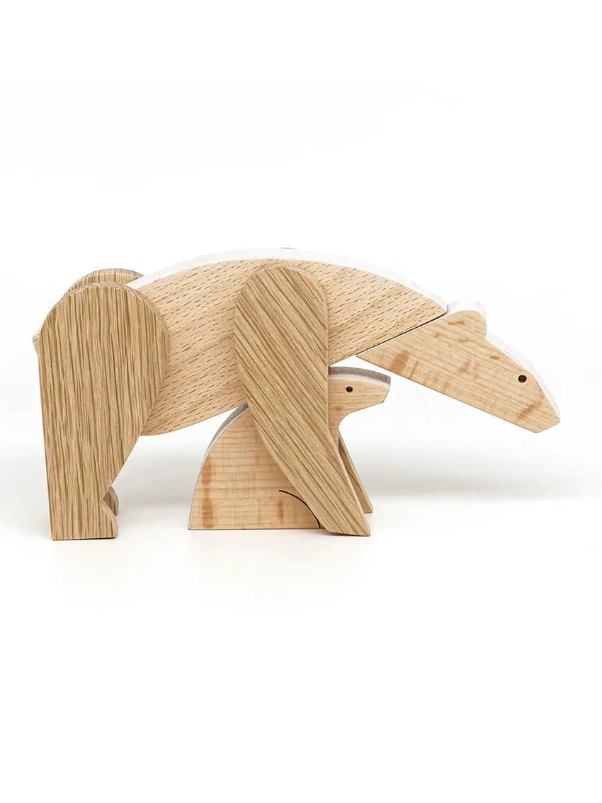 Polar Bear Wooden Magnetic Gift Toy