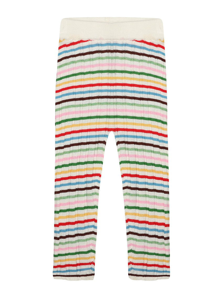 Baby Rib Leggings Multi Stripe