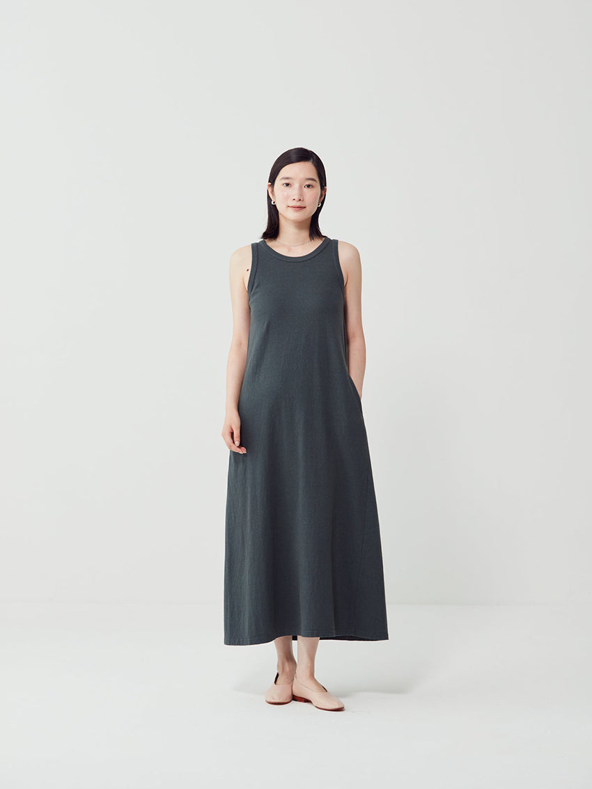 Eliza Dress Charcoal Khaki