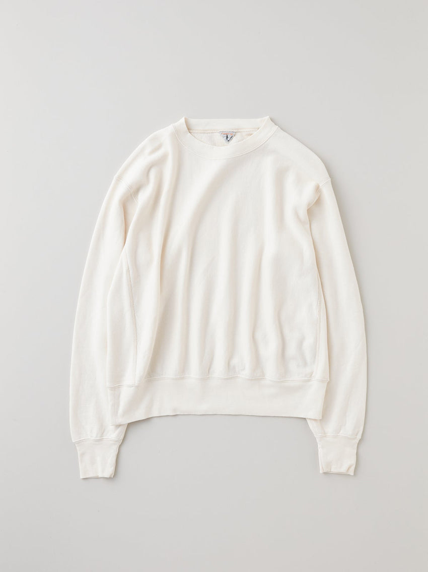 Linden Cotton Linen Sweatshirt Natural White