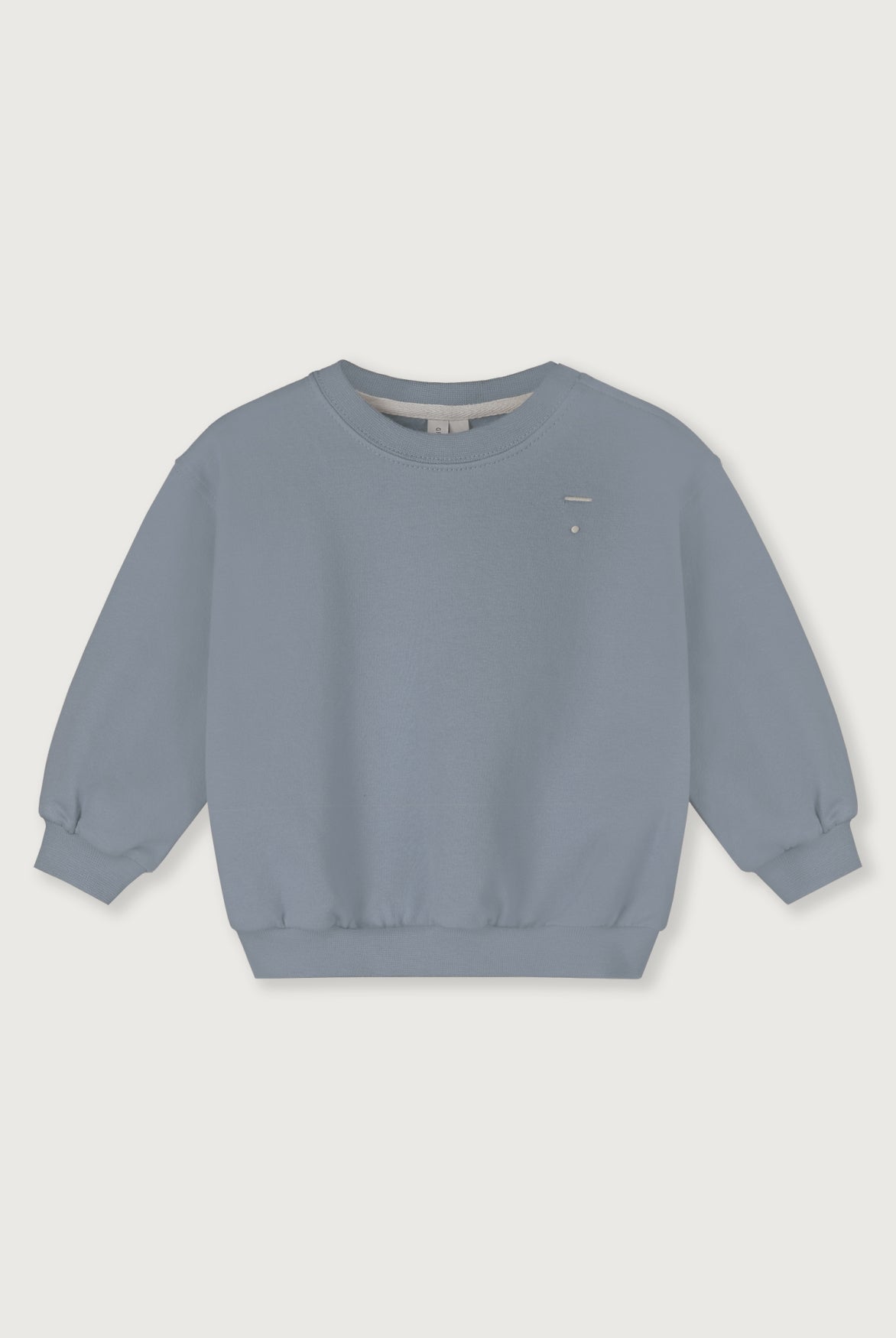 Baby Dropped Shoulder Sweater Stone Grey