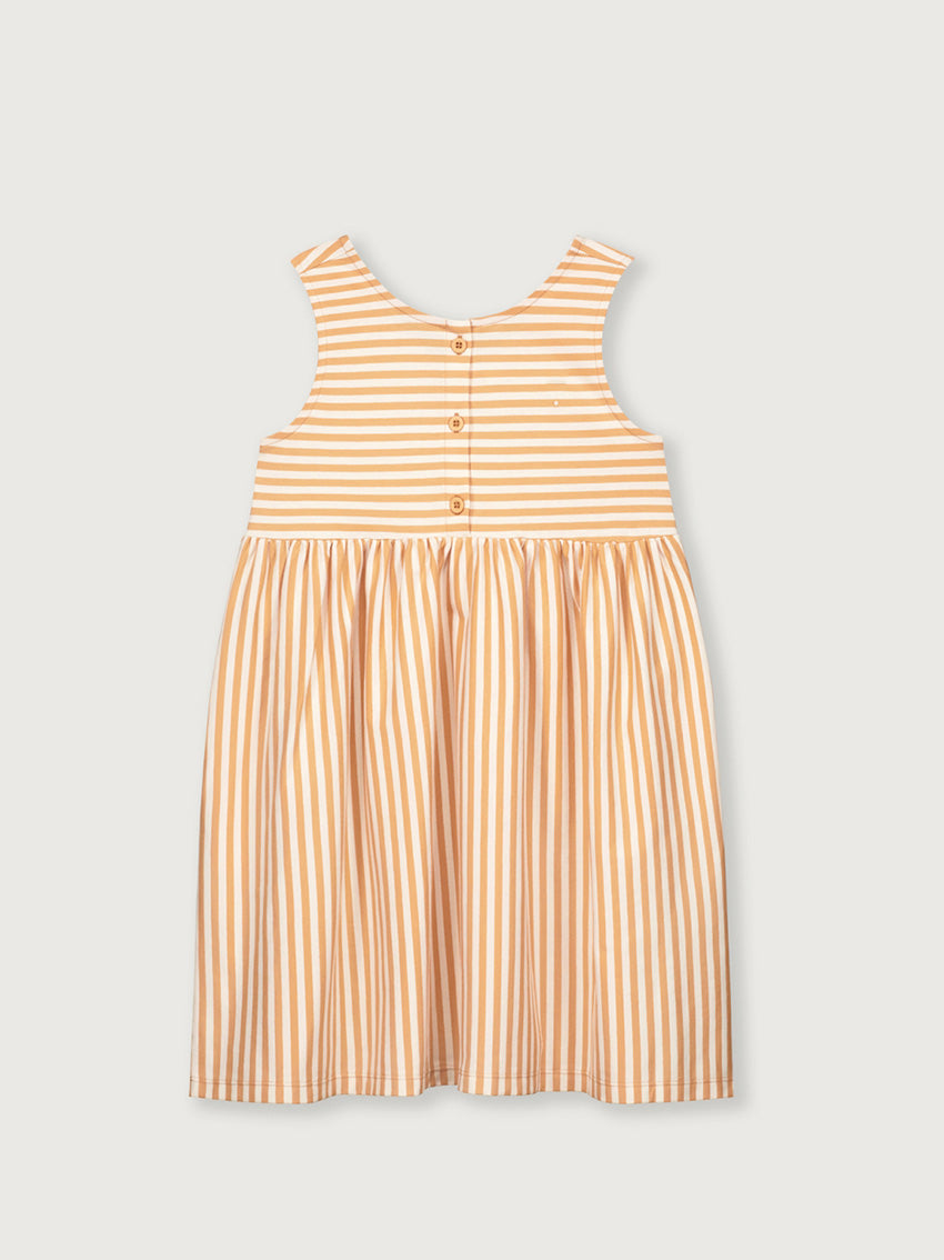 Sleeveless Dress Melon/Cream