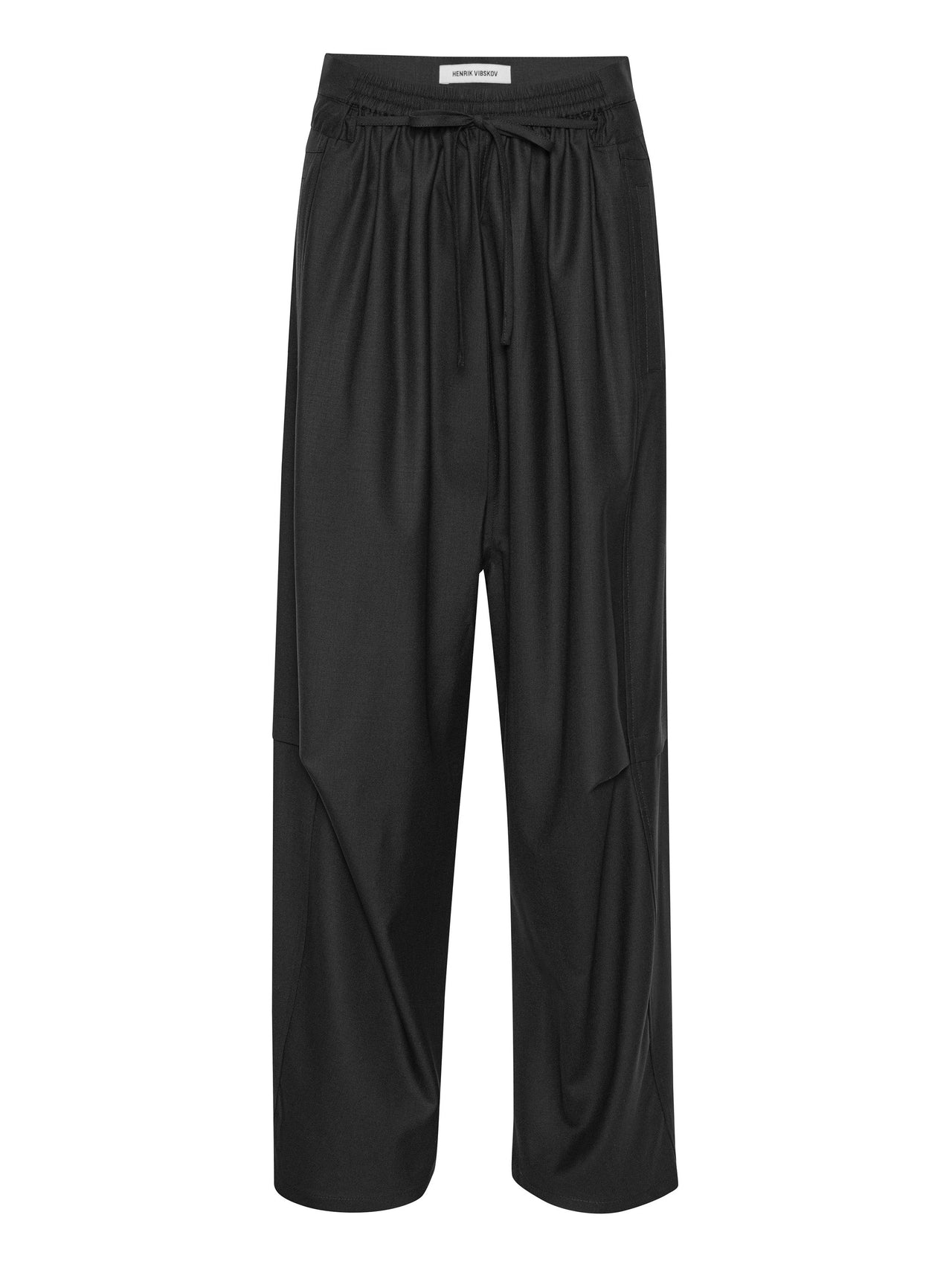 Drawstring Pants Tropical Black