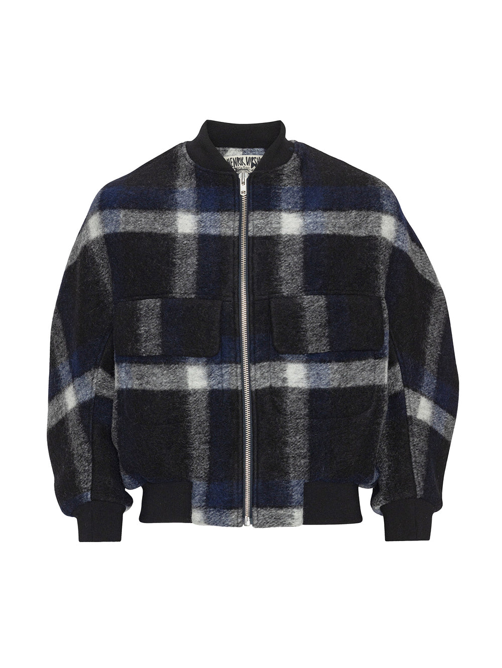 Merry Bomber Dark Blurry Checks
