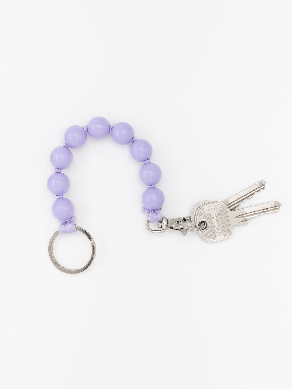 Big Pearl Keychain Short Lilac
