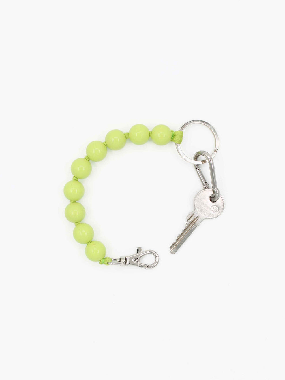 Big Pearl Keychain Short Lime