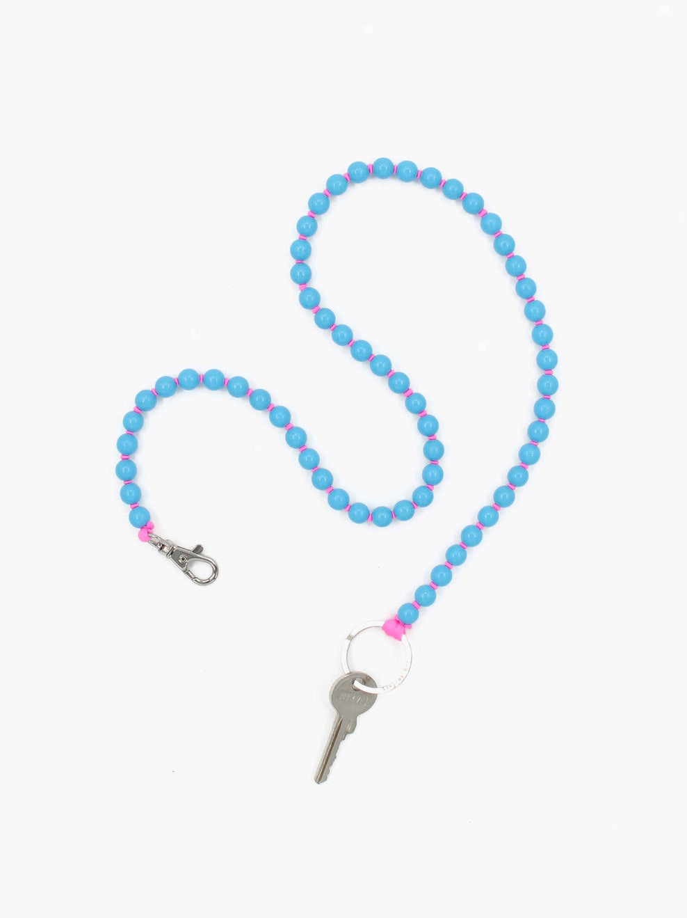 Pearl Keychain Long Sky Pink