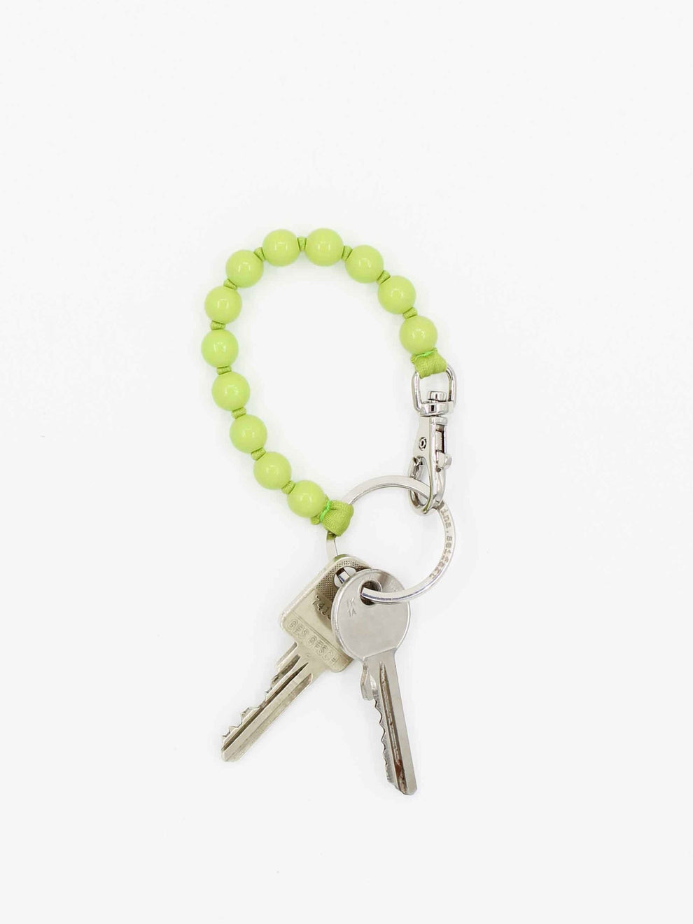 Pearl Keychain Short Lime