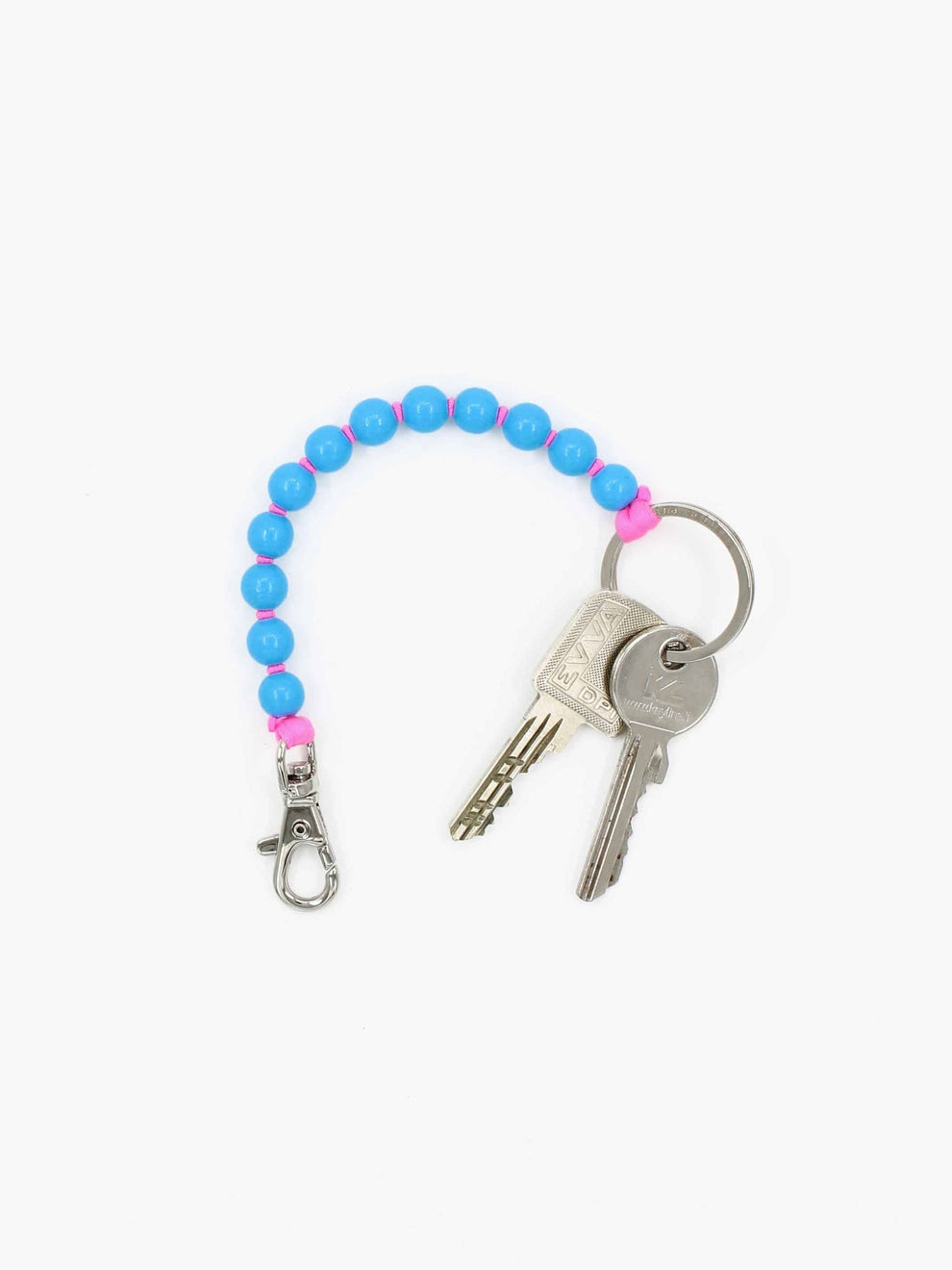 Pearl Keychain Short Sky Pink