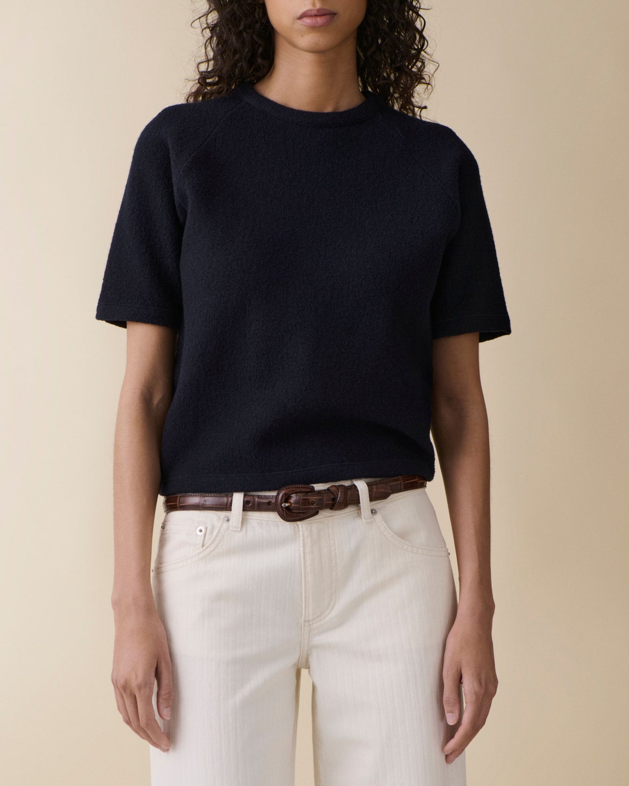 Fleur T-Shirt Navy