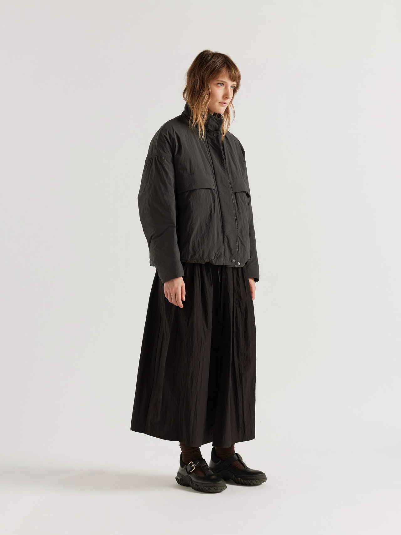 Surge Quilted Jacket Vintage Black