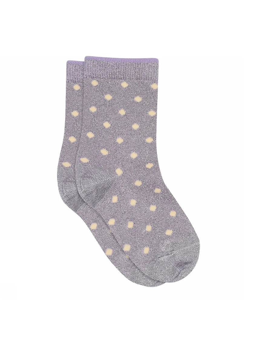 Irma Glitter Socks Wisteria