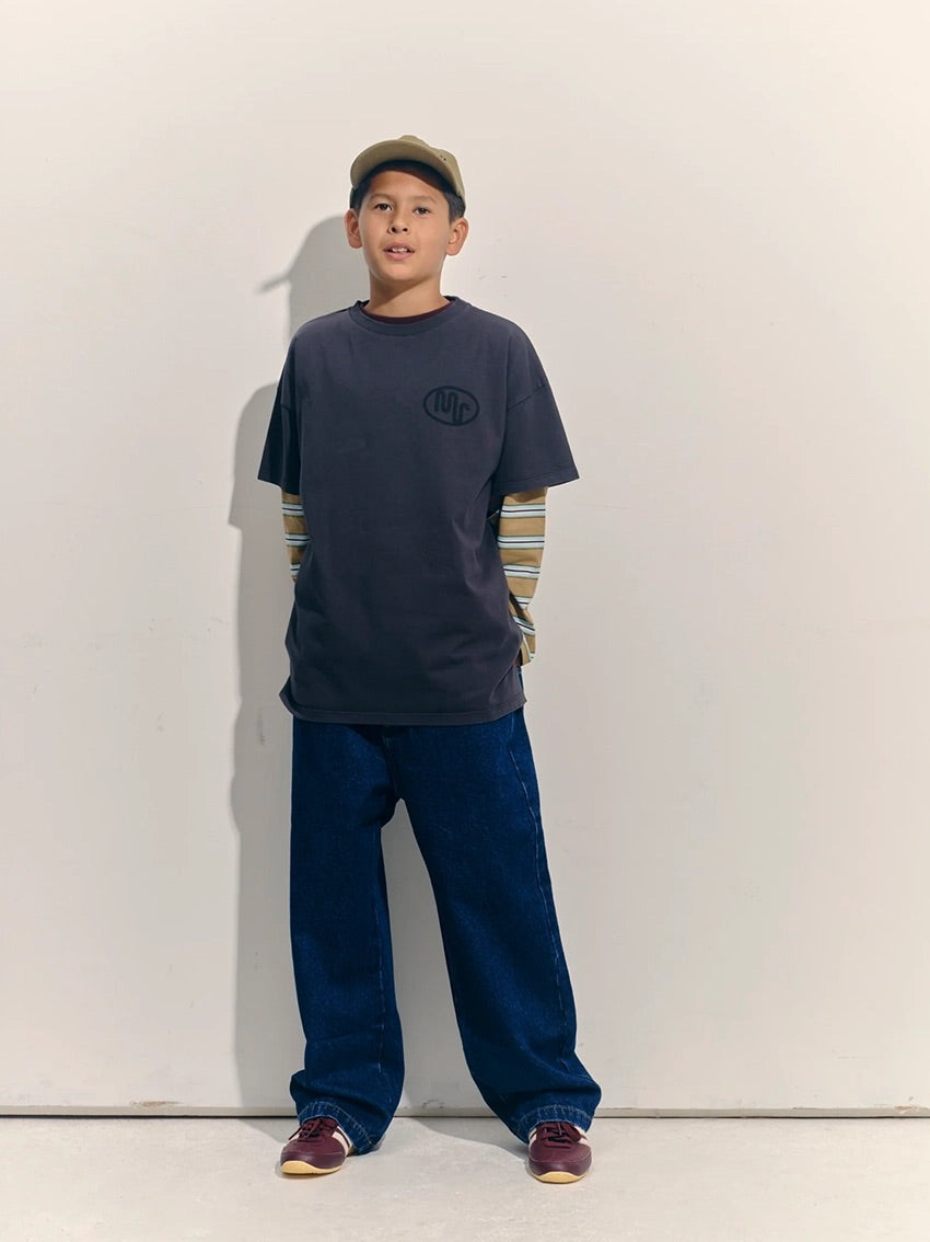 Loose Fit Jean Washed Blue