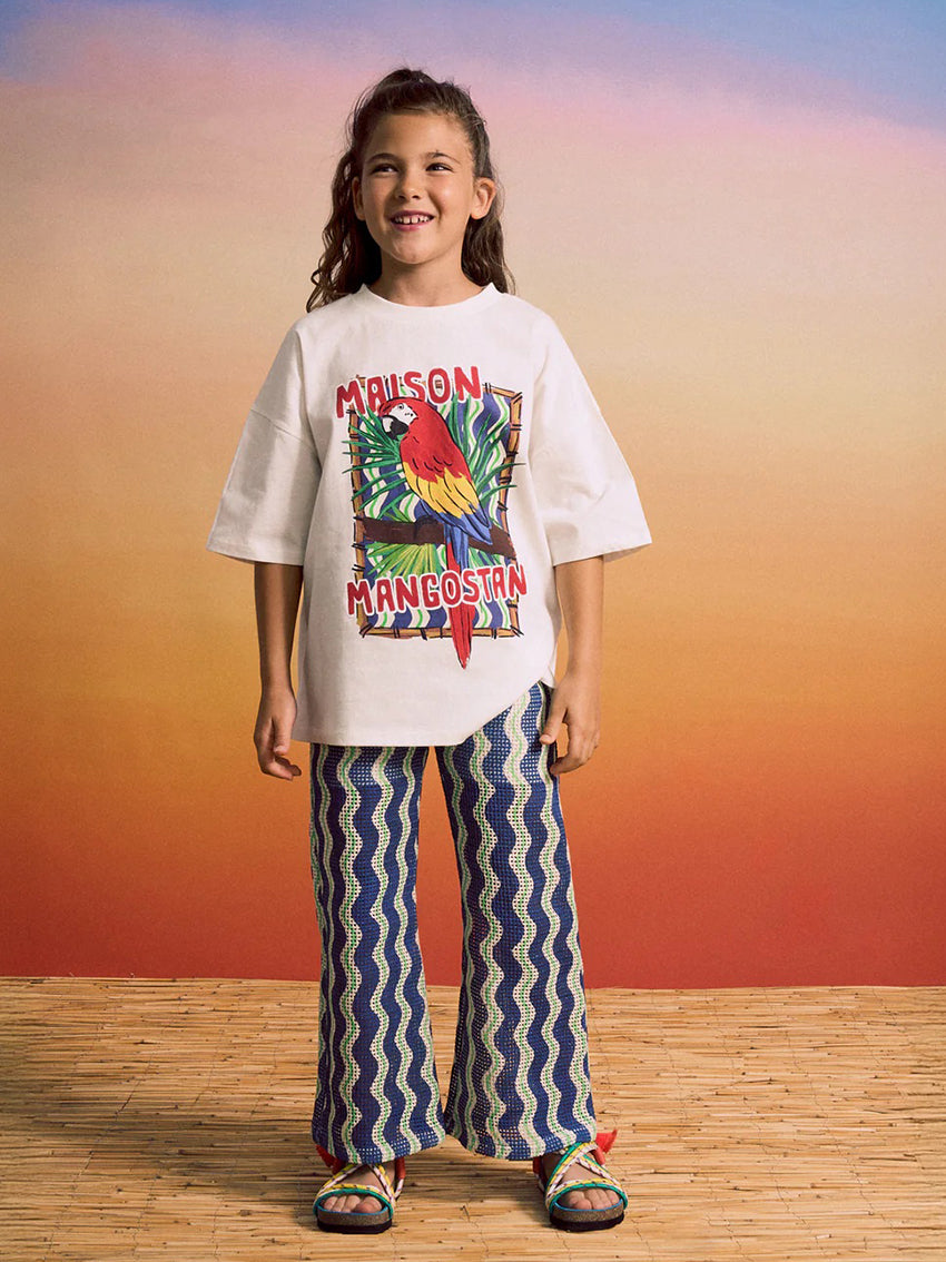 Loros T-Shirt Cloudy White