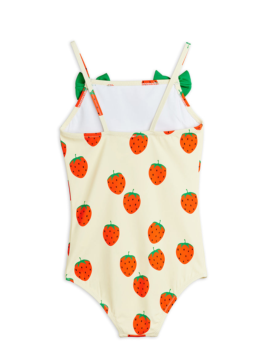 Strawberries AOP Swimsuit Offwhite