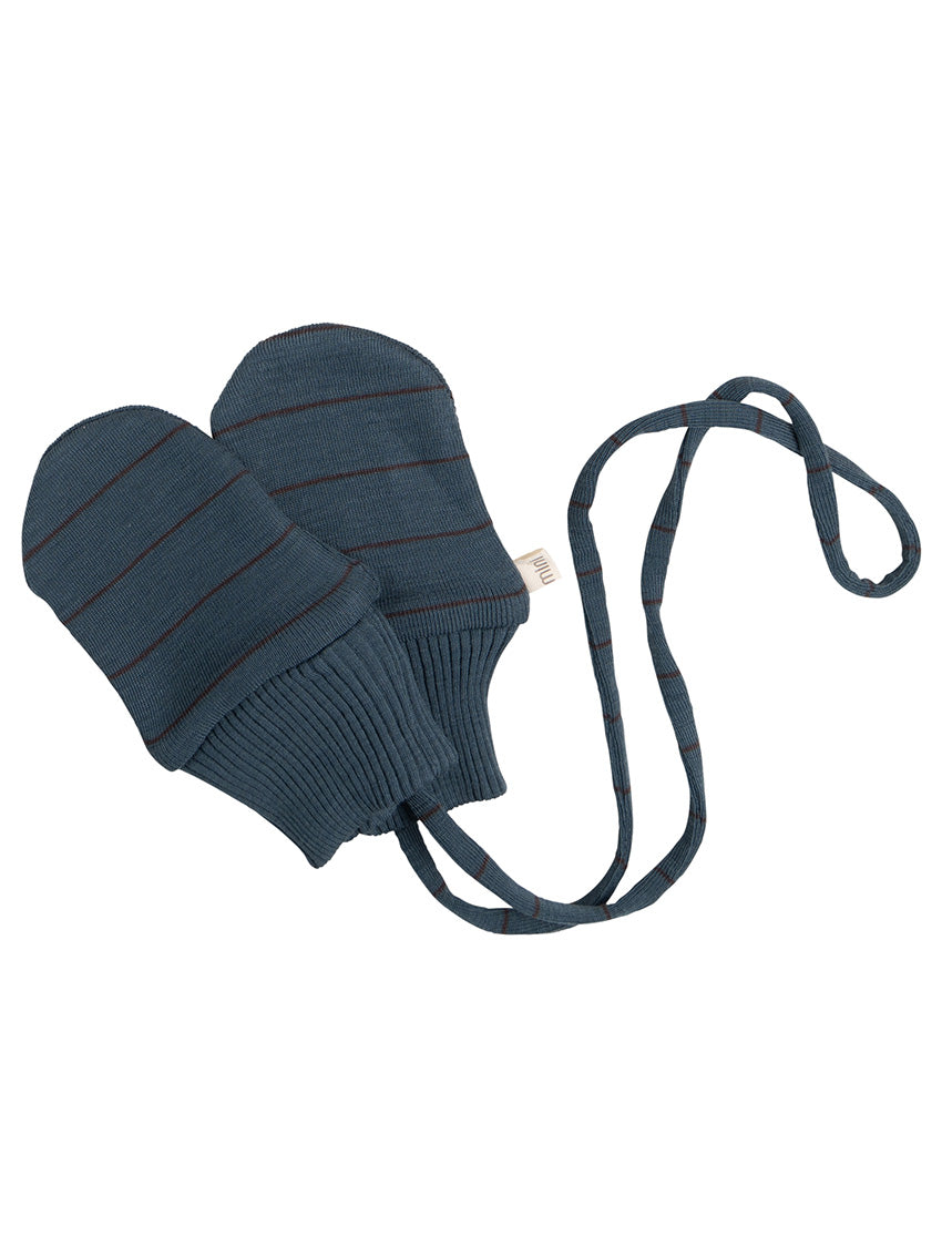 Allo Baby Wool Mittens Surf Stripes