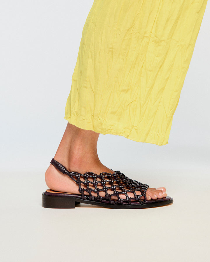 Mogan Sandal Eggplant