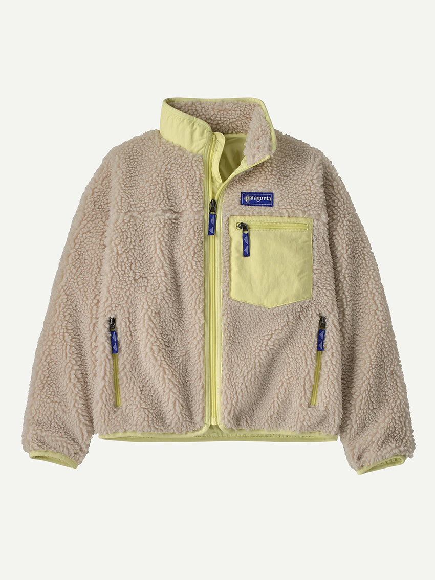 Kids Retro-X Jacket Natural w/Vellum Green